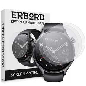 3x ERBORD Гідрогелева фольга для Xiaomi Watch S1 Pro