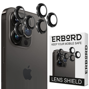 6х гартоване скло ERBORD для камери, щоб iPhone 15 Pro / 15 Pro Max