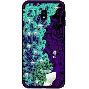 Etui NXE Peacock Diamonds Elements Samsung Galaxy J3 2017 - Purple