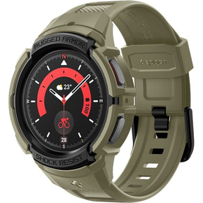 Etui Pasek SPIGEN do Galaxy Watch 5 Pro 45mm, Rugged Armor Pro, Green