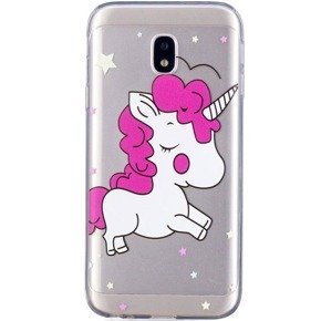 Przeźroczyste Etui TPU Case Samsung Galaxy J3 2017 - Shy Uni