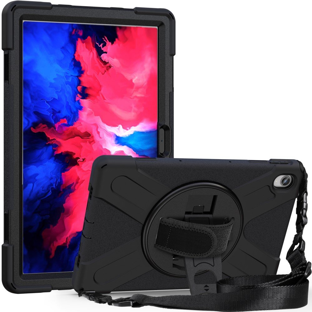 Etui do Lenovo Tab M10 Plus TB-X606F, X Shape, black | Yourcase.com.ua