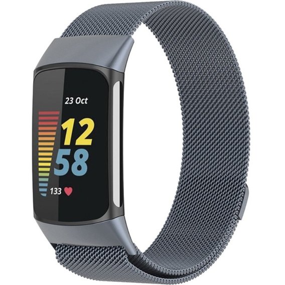 Браслет  MilaneseBand для Fitbit Charge 5 - Grey