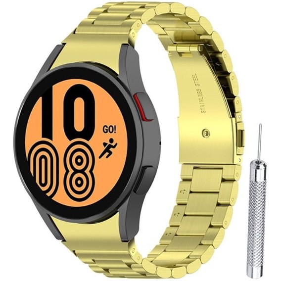 Браслет Stainless для  Samsung Galaxy Watch 4 / 4 Classic - Gold