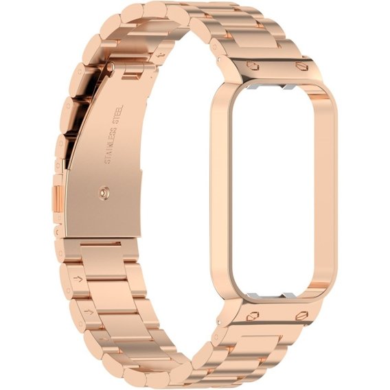 Браслет Stainless для Xiaomi Redmi Smart Band 2 - Rose Gold