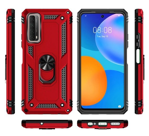 Броньований Чoхол до Huawei P Smart 2021, Nox Case Ring, червоний