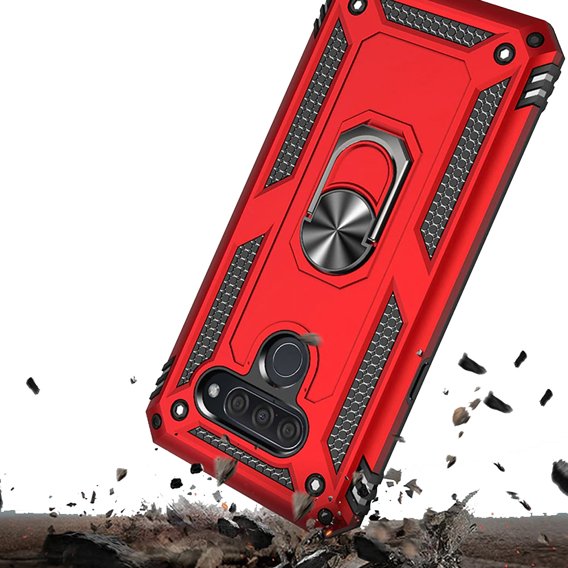 Броньований Чoхол до LG K50 / Q60, Nox Case Ring, червоний
