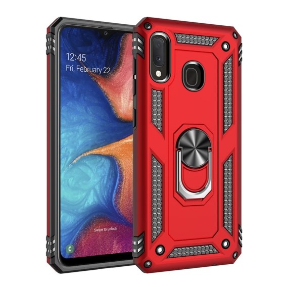 Броньований Чoхол до Samsung Galaxy A20E, Nox Case Ring, червоний