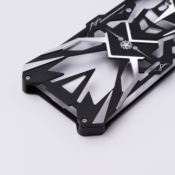 Броньований чохол для Nothing Phone 2, Aluminum Alloy, чорний