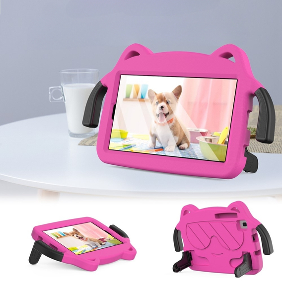 Дитячий чохол для Samsung Galaxy Tab A7 Lite 8.7 T220/T225 / Samsung Galaxy Tab A 8.0 (2019) T290 / T295, рожевий