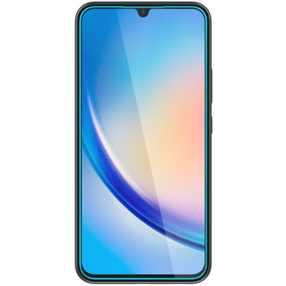 Загартоване скло з монтажною рамкою SPIGEN Alm Glas.TR для Galaxy A34 5G  (2 штуки)