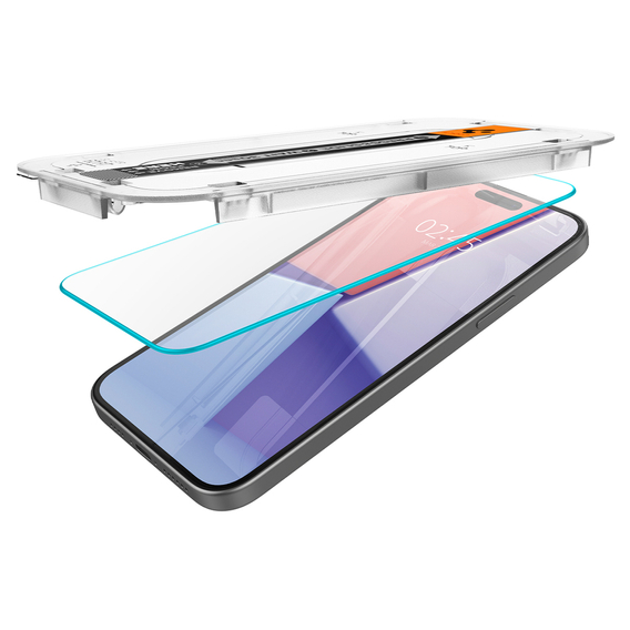 Загартоване скло з монтажною рамкою SPIGEN Glas.TR EZ FIT для iPhone 15