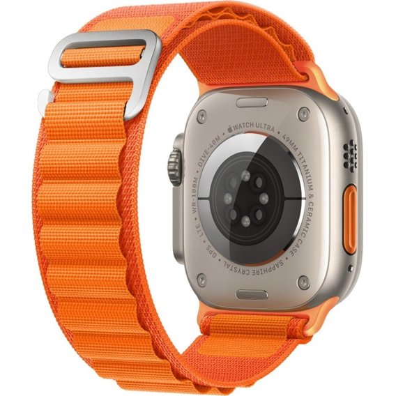 Нейлоновий ремінець до Apple Watch 1/2/3/4/5/6/7/8/SE/ULTRA 42/44/45/49mm, Orange