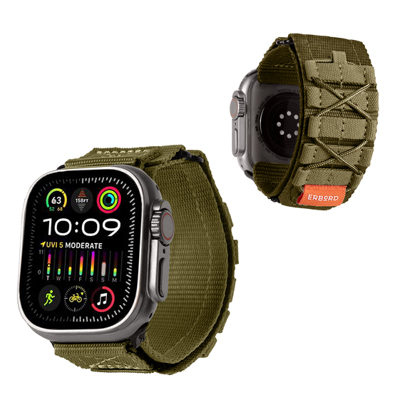 Нейлоновий ремінець ERBORD Runner для Apple Watch 1/2/3/4/5/6/7/8/9/SE/ULTRA/ULTRA 2 42/44/45/49MM