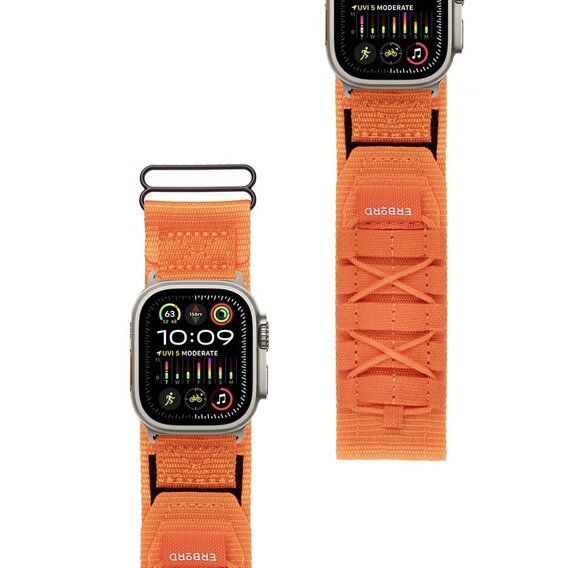 Нейлоновий ремінець ERBORD Runner для Apple Watch 1/2/3/4/5/6/7/8/9/SE/ULTRA/ULTRA 2 42/44/45/49MM