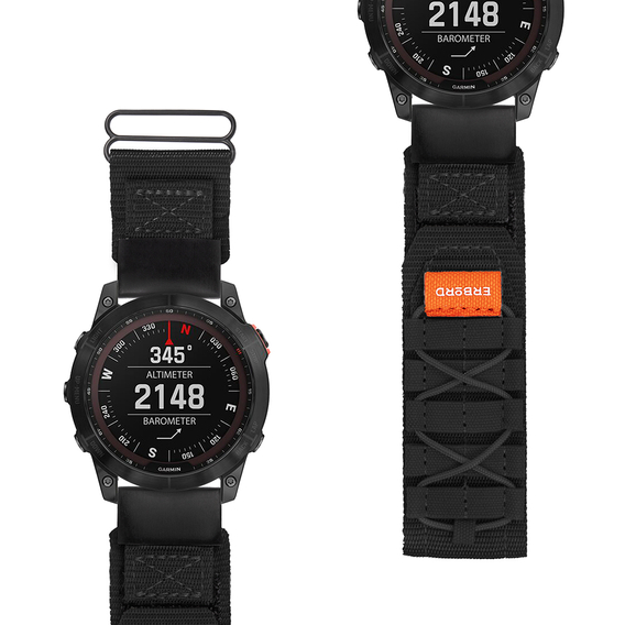 Нейлоновий ремінець ERBORD Runner Quickfit для годинників Garmin Fenix 5/6/6 PRO/7 Forerunner 965/955/945