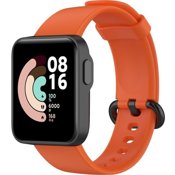 Силіконовий ремінець для Xiaomi Mi Watch Lite, Orange