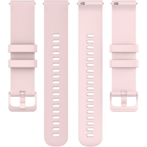 Силіконовий ремінець 18mm до Garmin Vivomove 3S / Vivoactive 4S, Pink