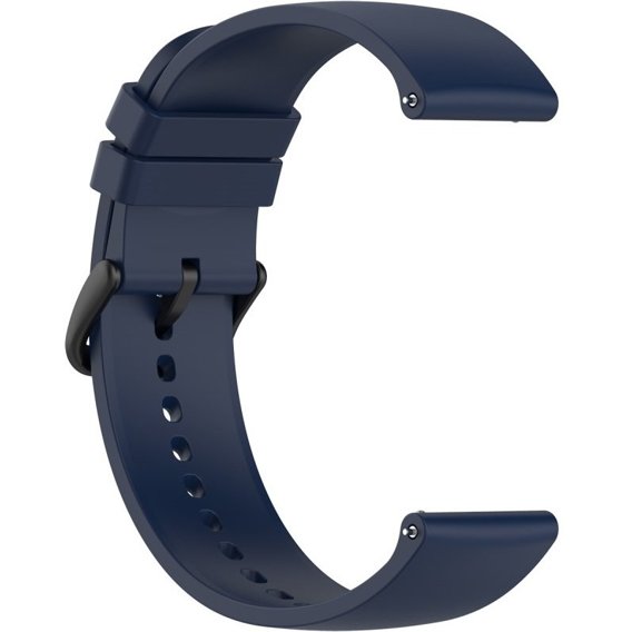 Силіконовий ремінець 20mm, Midnight Blue/Black Buckle