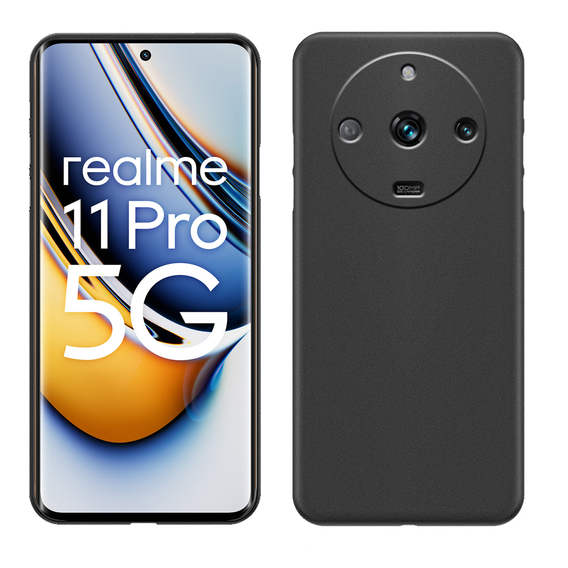 Тонкий чохол до Realme 11 Pro / 11 Pro +, Slim, чорний