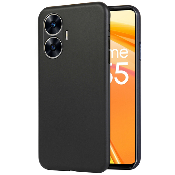 Тонкий чохол до Realme C55, Slim, чорний