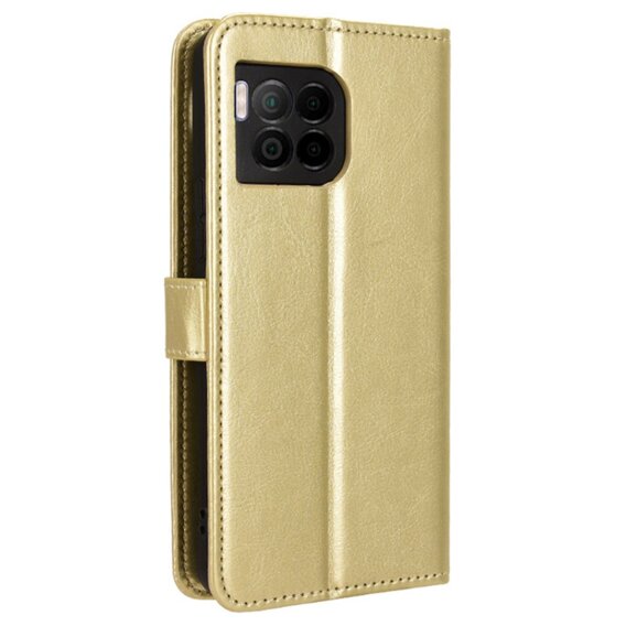 Футляр з клапаном для T Phone 2 Pro 5G, Crazy Horse Wallet, золотий