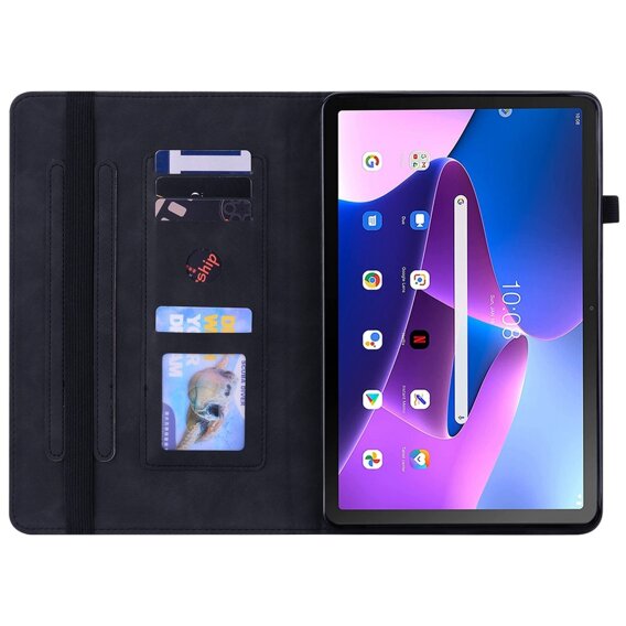 Чохол для Lenovo Tab M10 10.1 Gen 3, Wallet Pen Slot, чорний