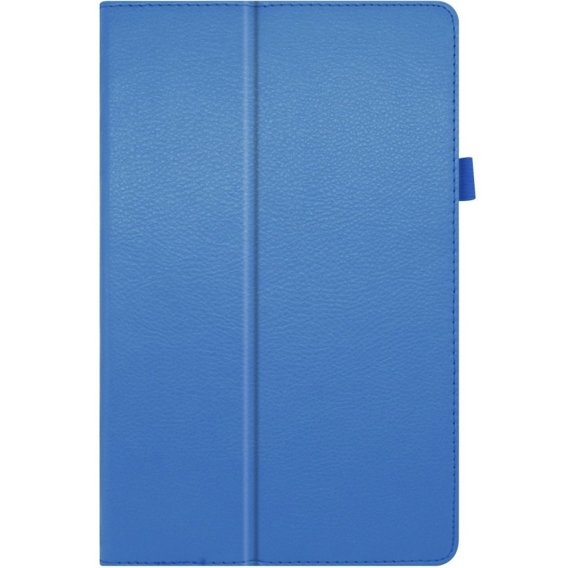 Чохол для Lenovo Tab M10 Plus TB-X606F, Litchi Stand Case, Blue