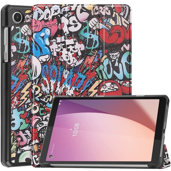 Чохол для Lenovo Tab M8 Gen 4 TB-300FU, Smartcase, graffiti