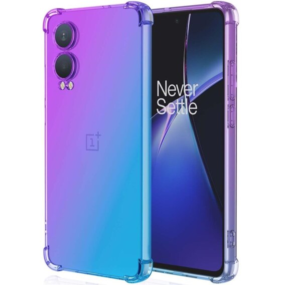 Чохол для OnePlus Nord CE4 Lite, Gradient Dropproof, Фіолетовий / синій