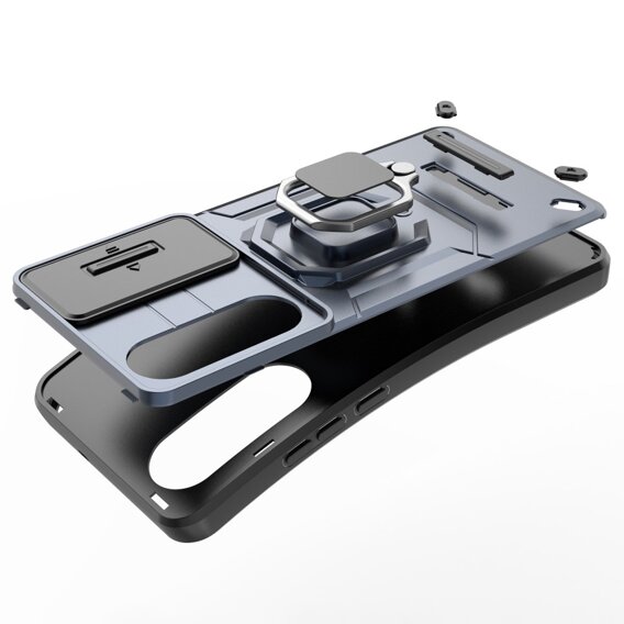 Чохол для OnePlus Nord CE4 Lite, KickStand Camera Lens, чорний