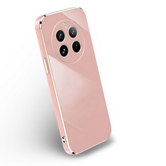 Чохол для Realme 12 Pro 5G / 12 Pro+ 5G, Glamour CamShield, рожевий rose gold