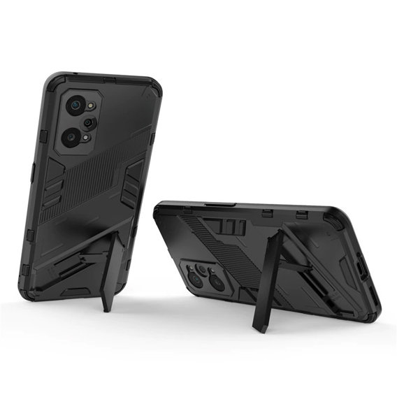 Чохол для Realme GT 2 5G / GT Neo 2 / GT Neo 3T, Military kickstand, чорний