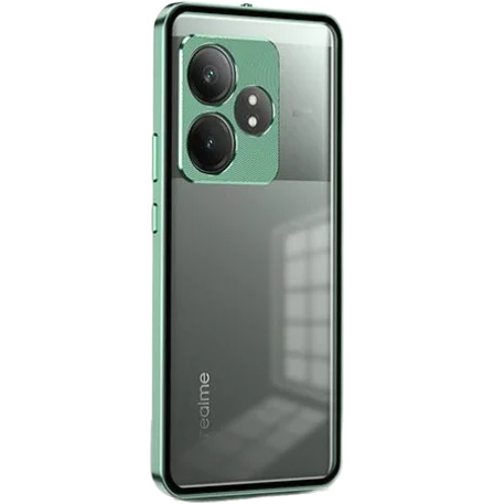 Чохол для Realme GT 6 / 6T, Frame Case, зелений