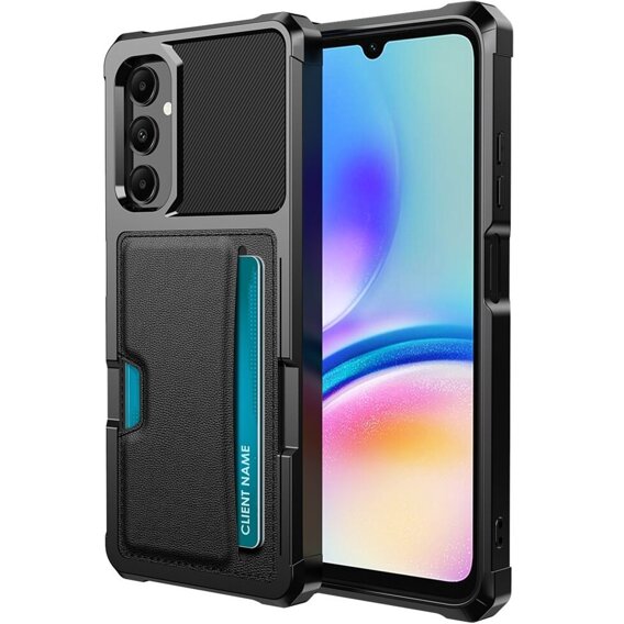 Чохол для Samsung Galaxy A05s, Card Holder Kickstand, чорний