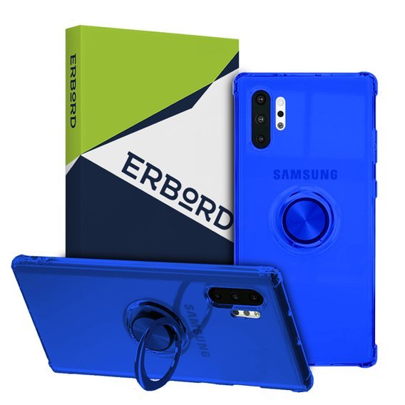Чохол для  Samsung Galaxy Note 10 - ERBORD Airbag Ring - Blue