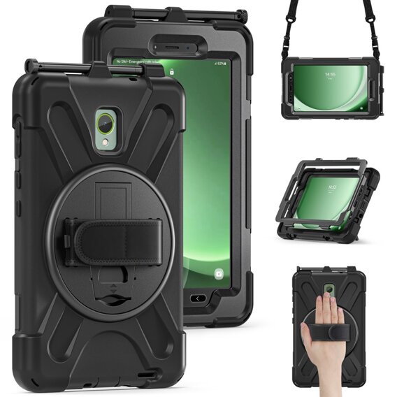 Чохол для Samsung Galaxy Tab A9 X110 / X115, броньований захисний, чорний