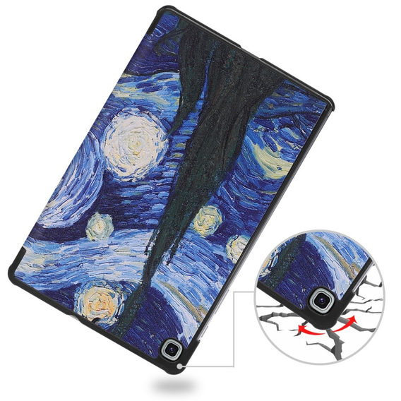 Чохол для Samsung Galaxy Tab S6 Lite, Smartcase, painted pattern