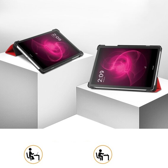 Чохол для T Tablet 5G, Smartcase, червоний