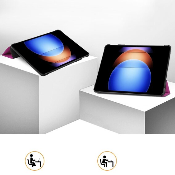 Чохол для Xiaomi Pad 6S Pro 12.4, Smartcase, фіолетовий