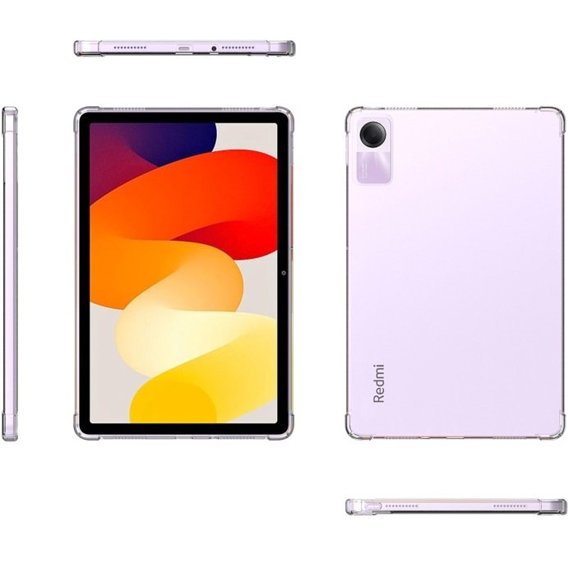 Чохол для Xiaomi Redmi Pad SE 11", силіконовий, прозорий