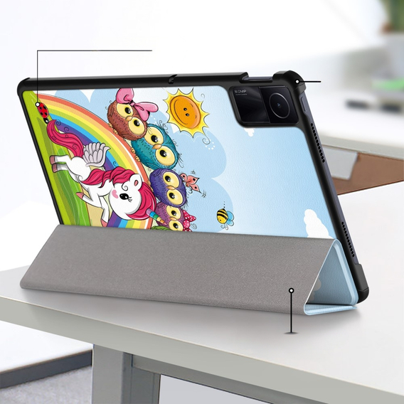 Чохол для Xiaomi Redmi Pad SE, Smartcase, unicorn