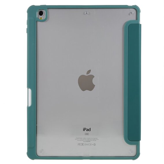 Чохол для iPad 10.2 2021 / 2020 / 2019, Smartcase Hybrid, з місцем для стилуса, темно-зелений