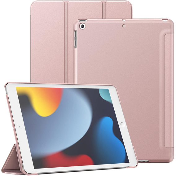 Чохол для iPad 7/8/9 10.2 2019/2020/2021, Smartcase, рожевий rose gold