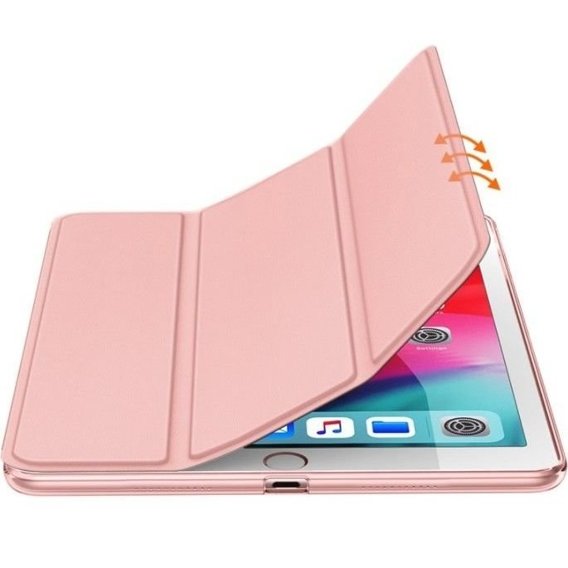 Чохол для iPad 7/8/9 10.2 2019/2020/2021, Smartcase, рожевий rose gold