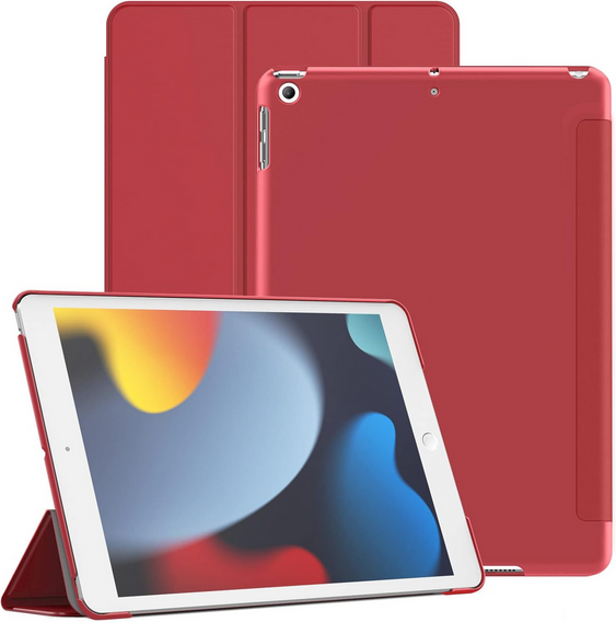 Чохол для iPad 7/8/9 10.2 2019/2020/2021, Smartcase, червоний