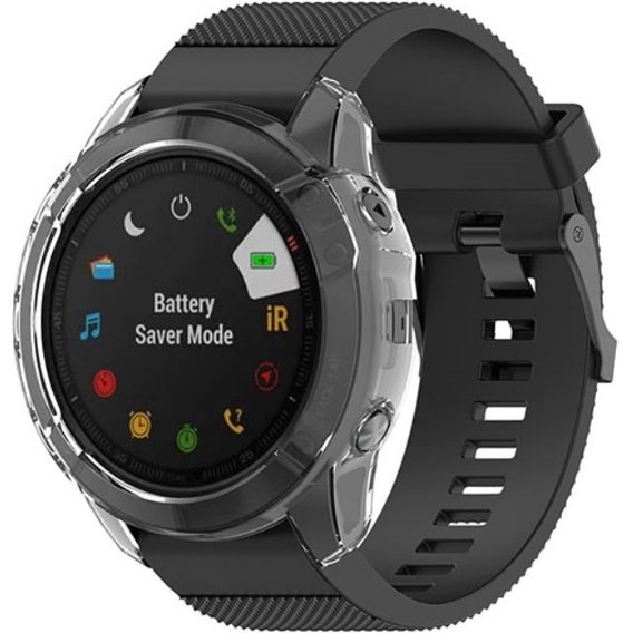 Чохол з TPU для Garmin Fenix 6X/6X Pro, Transparent 