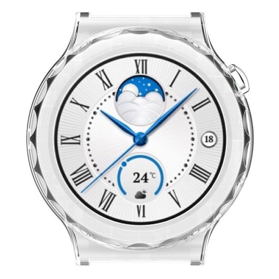 Чохол з TPU для Huawei Watch GT 3 Pro 43 мм, Transparent 