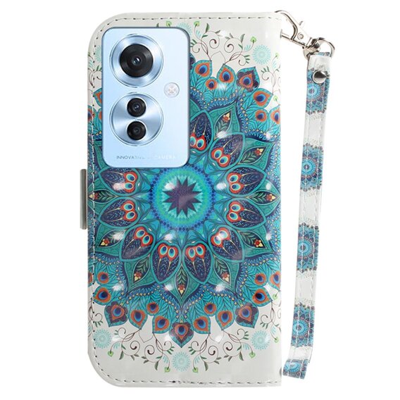 Чохол-книжка для Oppo Reno 11F 5G, Wallet, Mandala Flower