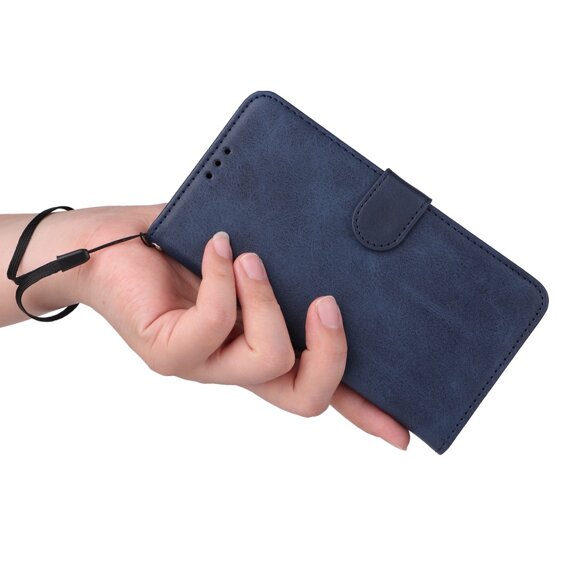 Чохол-книжка для Realme C67, Leather Wallet, темно-синій